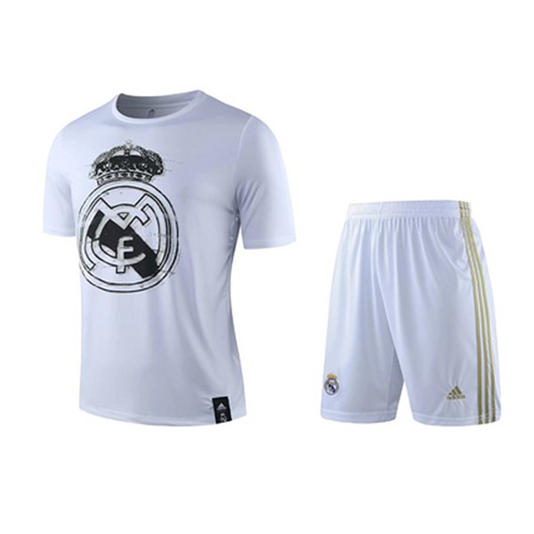 Camiseta Entrenamiento Real Madrid Conjunto Completo 2019-2020 Blanco